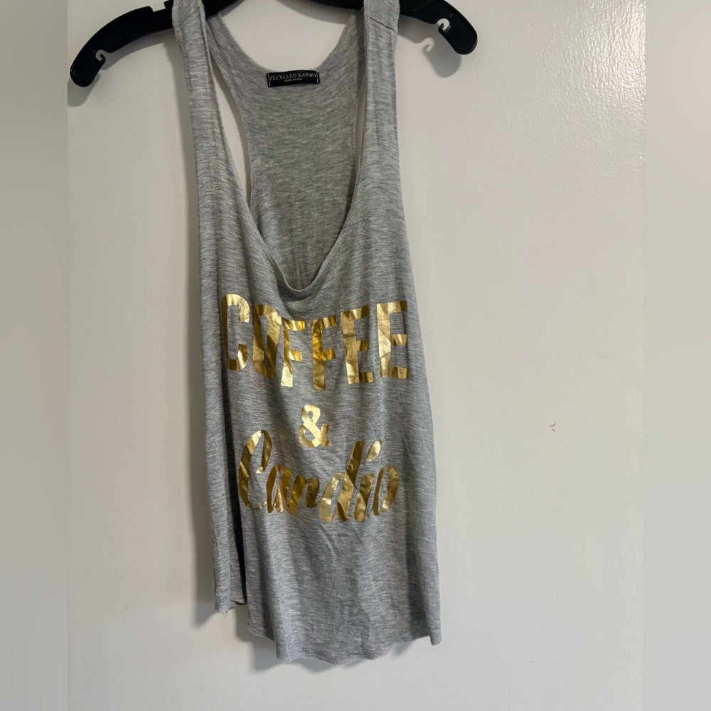 Recycled Karma Coffee & Cardio Tank☕️